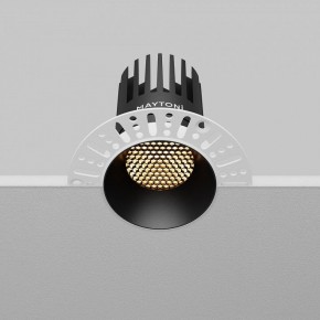 Встраиваемый светильник Maytoni Dip DL121-15W-2.7K-TRS-B в Заводоуковске - zavodoukovsk.ok-mebel.com | фото 7