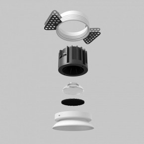 Встраиваемый светильник Maytoni Round DL058-12W2.7K-TRS-W в Заводоуковске - zavodoukovsk.ok-mebel.com | фото 5