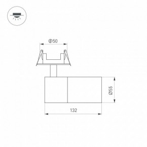 Встраиваемый светильник на штанге Arlight LGD-ARTEMIS-BUILT-FLAP-R55-12W 051796 в Заводоуковске - zavodoukovsk.ok-mebel.com | фото 6