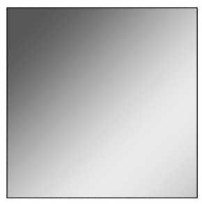 Зеркало Corsica 600х600 black без подсветки Sansa (SB1064Z) в Заводоуковске - zavodoukovsk.ok-mebel.com | фото 1