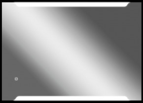 Зеркало Оттава 1000х700 с подсветкой Домино (GL7028Z) в Заводоуковске - zavodoukovsk.ok-mebel.com | фото 2